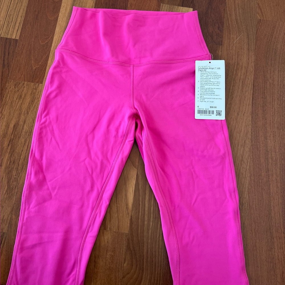 Pink Lululemon Align Leggings